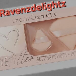 Beauty Creations Eye Fitter Setting Powder + Puff - Translucent